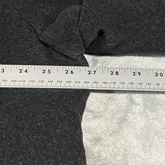 Cole Haan Men XXL Wool Blend Plush Car Solid Coat Zip Button Front Charcoal Grey - Picture 7 of 16